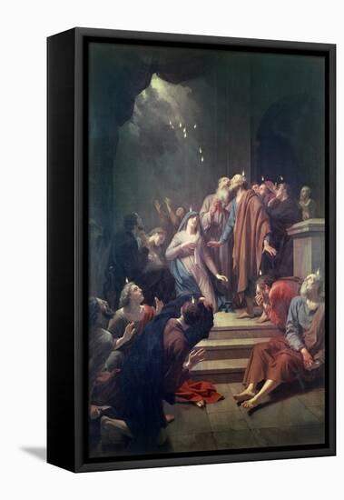 The Pentecost-Adriaan van der Werff-Framed Stretched Canvas