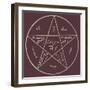 'The Pentogram of Solomon'-English School-Framed Giclee Print