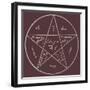 'The Pentogram of Solomon'-English School-Framed Giclee Print