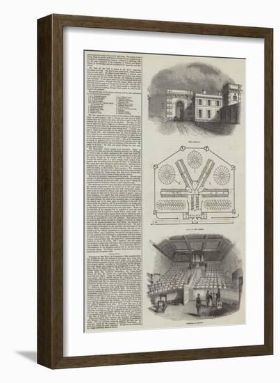 The Pentonville Prison-null-Framed Giclee Print