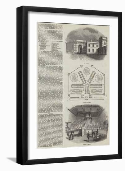 The Pentonville Prison-null-Framed Giclee Print
