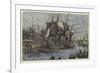 The People of Boston Throwing the Tea Overboard-null-Framed Giclee Print