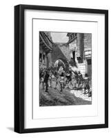 The People of Cambrai Revolt, and Drive Out their Bishop, 10th-13th Century (1882-188)-Spex-Framed Giclee Print