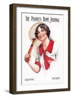 The People's Home Journal: Tennis-null-Framed Art Print