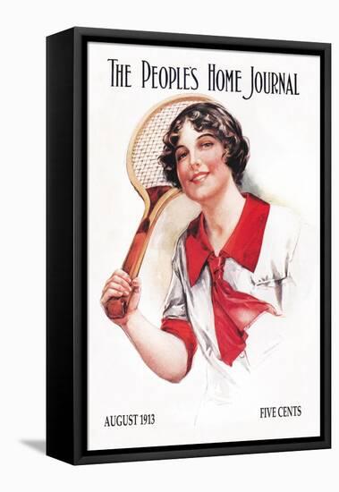 The People's Home Journal: Tennis-null-Framed Stretched Canvas