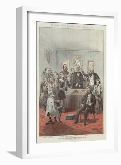 The People's Pecksniff-Tom Merry-Framed Giclee Print