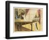 The Pepper's Ghost Illusion-null-Framed Art Print