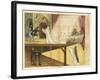 The Pepper's Ghost Illusion-null-Framed Art Print