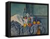 'The Peppermint Bottle', 1893-1895-Paul Cezanne-Framed Stretched Canvas