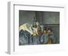 The Peppermint Bottle, 1893-95-Paul Cézanne-Framed Giclee Print