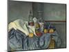 The Peppermint Bottle, 1893-95-Paul Cézanne-Mounted Giclee Print