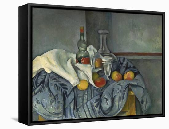 The Peppermint Bottle, 1893-95-Paul Cézanne-Framed Stretched Canvas