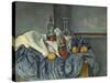 The Peppermint Bottle, 1893-95-Paul Cézanne-Stretched Canvas