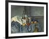 The Peppermint Bottle, 1893-95-Paul Cézanne-Framed Giclee Print