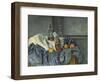 The Peppermint Bottle, 1893-95-Paul Cézanne-Framed Premium Giclee Print