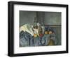 The Peppermint Bottle, 1893-95-Paul Cézanne-Framed Premium Giclee Print