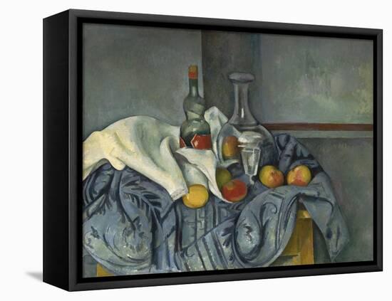 The Peppermint Bottle, 1893-95-Paul Cézanne-Framed Stretched Canvas