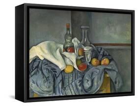 The Peppermint Bottle, 1893-95-Paul Cézanne-Framed Stretched Canvas