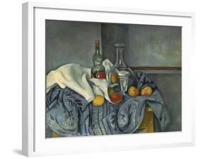 The Peppermint Bottle, 1893-95-Paul Cézanne-Framed Giclee Print