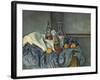 The Peppermint Bottle, 1893-95-Paul Cézanne-Framed Giclee Print