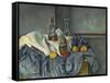 The Peppermint Bottle, 1893-95-Paul Cézanne-Framed Stretched Canvas