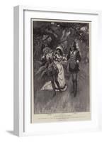The Performance of As You Like It at Stratford-On-Avon by Mr Daly's Company in Aid of the Shakespea-null-Framed Giclee Print