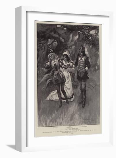 The Performance of As You Like It at Stratford-On-Avon by Mr Daly's Company in Aid of the Shakespea-null-Framed Giclee Print