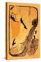 The Performance of Jane Avril-Henri de Toulouse-Lautrec-Stretched Canvas