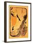 The Performance of Jane Avril-Henri de Toulouse-Lautrec-Framed Art Print