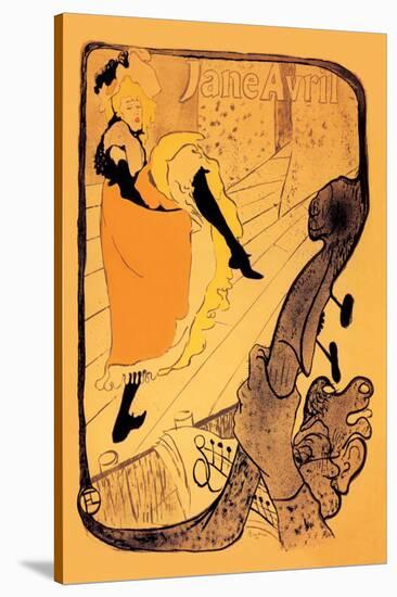 The Performance of Jane Avril-Henri de Toulouse-Lautrec-Stretched Canvas