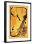 The Performance of Jane Avril-Henri de Toulouse-Lautrec-Framed Art Print