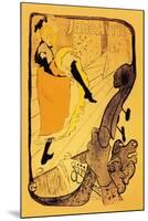 The Performance of Jane Avril-Henri de Toulouse-Lautrec-Mounted Art Print