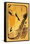 The Performance of Jane Avril-Henri de Toulouse-Lautrec-Framed Stretched Canvas