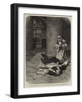 The Performance of Lord Tennyson's Becket at the Lyceum Theatre-null-Framed Giclee Print