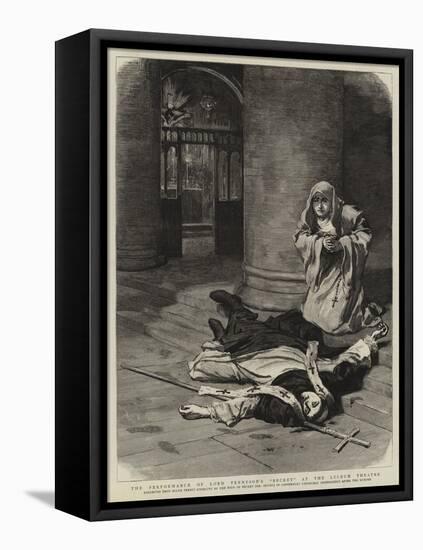 The Performance of Lord Tennyson's Becket at the Lyceum Theatre-null-Framed Stretched Canvas