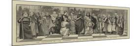 The Performance of The Agamemnon at Balliol College, Oxford, a Costume Group of the Players-null-Mounted Giclee Print