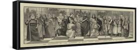 The Performance of The Agamemnon at Balliol College, Oxford, a Costume Group of the Players-null-Framed Stretched Canvas