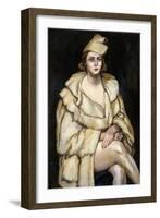 The Performer, 1927 (Oil on Canvas)-Walt Kuhn-Framed Giclee Print