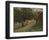 The Performing Dog, C. 1875-John Lewis Brown-Framed Giclee Print