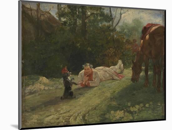 The Performing Dog, C. 1875-John Lewis Brown-Mounted Giclee Print