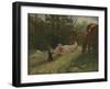 The Performing Dog, C. 1875-John Lewis Brown-Framed Giclee Print