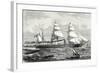 The 'Perière' Transatlantic Liner Launched in 1866-null-Framed Giclee Print