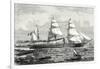 The 'Perière' Transatlantic Liner Launched in 1866-null-Framed Giclee Print