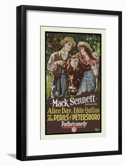 The Perils of Petersboro-Mack Sennett-Framed Art Print