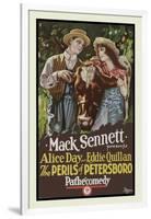 The Perils of Petersboro-Mack Sennett-Framed Art Print