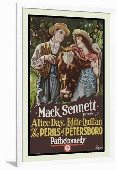 The Perils of Petersboro-Mack Sennett-Framed Art Print