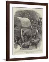 The Perils of Travel in South Africa-John Charlton-Framed Giclee Print