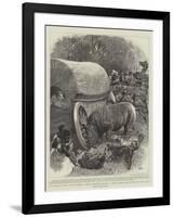 The Perils of Travel in South Africa-John Charlton-Framed Giclee Print