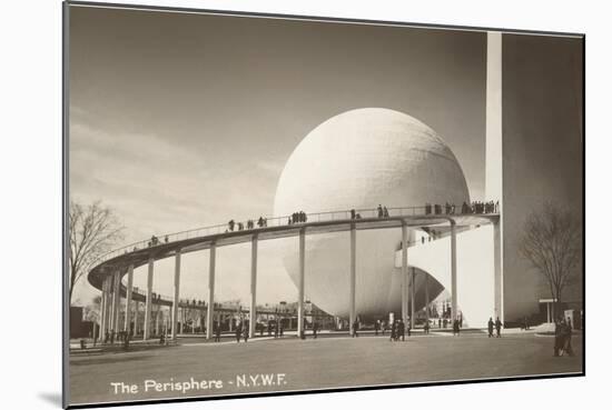 The Perisphere, New York World's Fair, New York City-null-Mounted Art Print