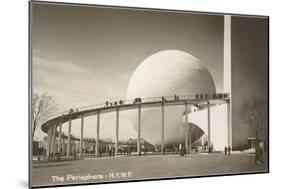 The Perisphere, New York World's Fair, New York City-null-Mounted Art Print